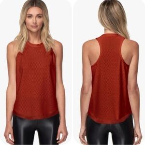 Koral aerate Mesh Tank Top in rouge small